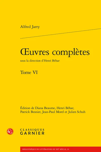 Œuvres Complètes. Tome VI 3 Œuvres Complètes. Tome VI