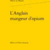 L’Anglais Mangeur D’opium -Librairies Boutique AmtMS03b