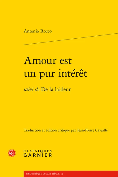 Amour Est Un Pur Intérêt. Suivi De De La Laideur 3 Amour Est Un Pur Intérêt. Suivi De De La Laideur