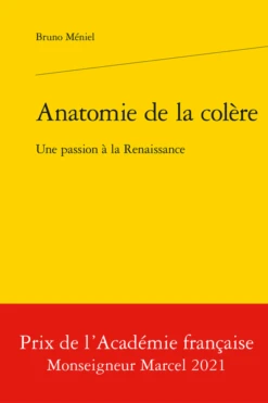 Anatomie De La Colère. Une Passion à La Renaissance