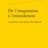 De L’imagination à L’entendement. La Puissance Du Langage Chez Spinoza 1 De L’imagination à L’entendement. La Puissance Du Langage Chez Spinoza -Librairies Boutique ChtMS01