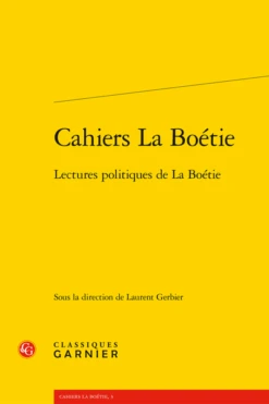 Lectures Politiques De La Boétie