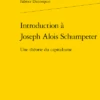 Introduction à Joseph Alois Schumpeter. Une Théorie Du Capitalisme 1 Introduction à Joseph Alois Schumpeter. Une Théorie Du Capitalisme -Librairies Boutique DfaMS01b