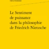 Le Sentiment De Puissance Dans La Philosophie De Friedrich Nietzsche 2 Le Sentiment De Puissance Dans La Philosophie De Friedrich Nietzsche -Librairies Boutique DsnMS01b