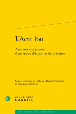 L’Acte Fou. Analyses Comparées D’un Mode D’action Et De Présence