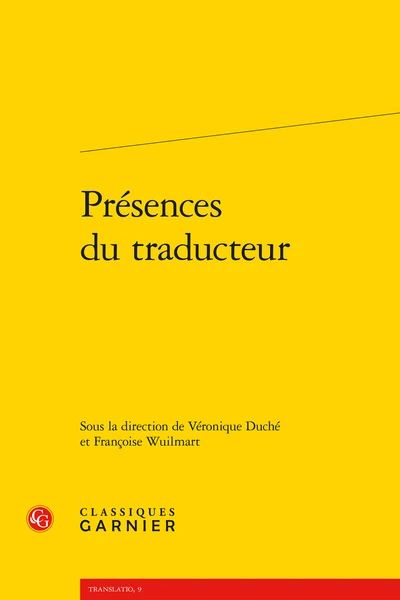 Présences Du Traducteur 3 Présences Du Traducteur