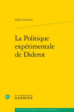 La Politique Expérimentale De Diderot