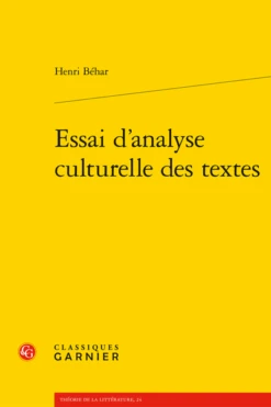 Essai D’analyse Culturelle Des Textes