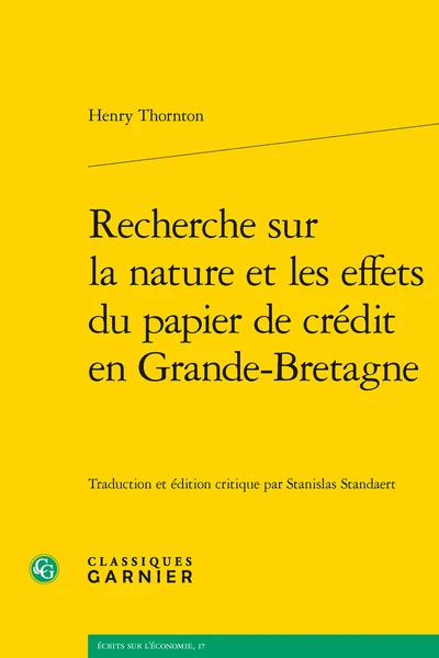 Recherche Sur La Nature Et Les Effets Du Papier De Crédit En Grande-Bretagne 3 Recherche Sur La Nature Et Les Effets Du Papier De Crédit En Grande-Bretagne