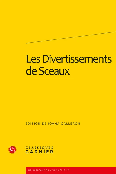 Les Divertissements De Sceaux 3 Les Divertissements De Sceaux