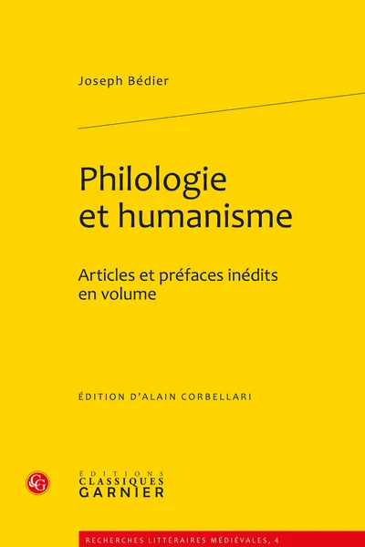 Philologie Et Humanisme. Articles Et Préfaces Inédits En Volume 3 Philologie Et Humanisme. Articles Et Préfaces Inédits En Volume