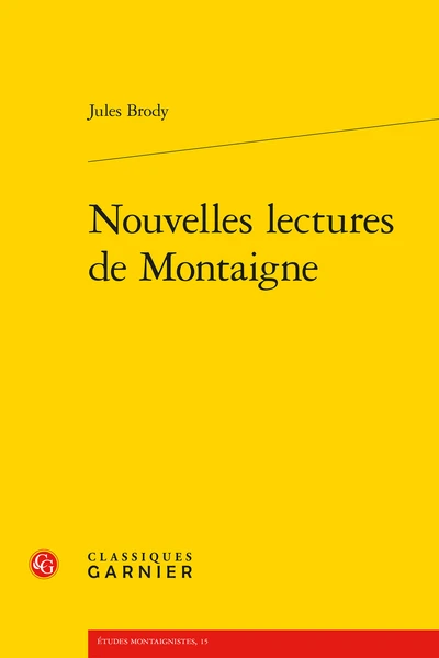 Nouvelles Lectures De Montaigne 3 Nouvelles Lectures De Montaigne