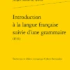 Introduction à La Langue Française Suivie D’une Grammaire(1531) 2 Introduction à La Langue Française Suivie D’une Grammaire(1531) -Librairies Boutique JdsMS01b