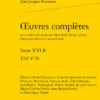 Œuvres Complètes. Tome XVI B. 1767-1770 2 Œuvres Complètes. Tome XVI B. 1767-1770 -Librairies Boutique JjrMS04b