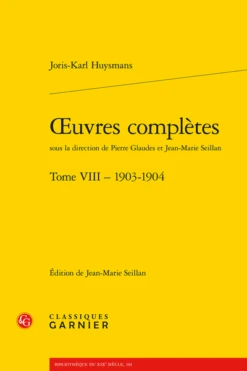 Œuvres Complètes. Tome VIII – 1903-1904