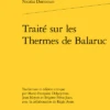 Traité Sur Les Thermes De Balaruc 1 Traité Sur Les Thermes De Balaruc -Librairies Boutique JmsMS03b