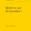Qu'est-ce Que Les Lumières ? 2 Qu'est-ce Que Les Lumières ? -Librairies Boutique LdeMS02b