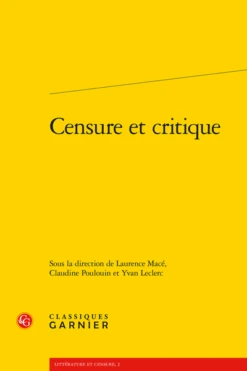 Censure Et Critique