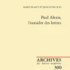Paul Alexis, L'outsider Des Lettres -Librairies Boutique MdoMS01b