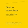 Droit Et Humanisme. Autour De Jean Papon, Juriste Forézien -Librairies Boutique MdrMS01b