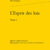 L’Esprit Des Lois. Tome I 2 L’Esprit Des Lois. Tome I -Librairies Boutique MonMS02