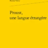Proust, Une Langue étrangère 2 Proust, Une Langue étrangère -Librairies Boutique MvaMS01b