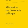 Méditations Sur L’économie Politique 1 Méditations Sur L’économie Politique -Librairies Boutique MvvMS01b
