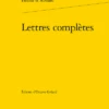 Lettres Complètes 2 Lettres Complètes -Librairies Boutique PadMS01