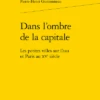 Dans L’ombre De La Capitale. Les Petites Villes Sur L’eau Et Paris Au Xve Siècle 1 Dans L’ombre De La Capitale. Les Petites Villes Sur L’eau Et Paris Au Xve Siècle -Librairies Boutique PhgMS01b