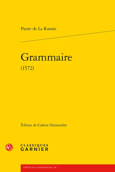 Grammaire (1572) 3 Grammaire (1572)