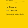 Le Monde Sur Mesure. Une Archéologie Juridique Des Faits 1 Le Monde Sur Mesure. Une Archéologie Juridique Des Faits -Librairies Boutique PtvMS01b