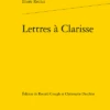 Lettres à Clarisse 2 Lettres à Clarisse -Librairies Boutique RchMS01b