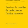 Essai Sur La Manière De Perfectionner L’espèce Humaine 1 Essai Sur La Manière De Perfectionner L’espèce Humaine -Librairies Boutique RlrMS02b