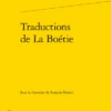 Traductions De La Boétie 1 Traductions De La Boétie -Librairies Boutique RmiMS02b