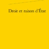 Droit Et Raison D’État 2 Droit Et Raison D’État -Librairies Boutique SbtMS01