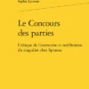 Le Concours Des Parties. Critique De L’atomisme Et Redéfinition Du Singulier Chez Spinoza 1 Le Concours Des Parties. Critique De L’atomisme Et Redéfinition Du Singulier Chez Spinoza -Librairies Boutique SlvMS01b