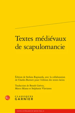Textes Médiévaux De Scapulomancie
