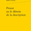 Proust Ou Le Démon De La Description -Librairies Boutique StrMS01b