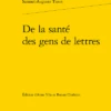 De La Santé Des Gens De Lettres 2 De La Santé Des Gens De Lettres -Librairies Boutique StsMS01b